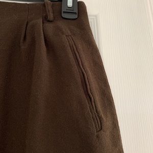 The Limited brown wool skirt